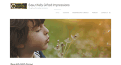 Desktop Screenshot of beautifullygifted.com