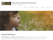 Tablet Screenshot of beautifullygifted.com